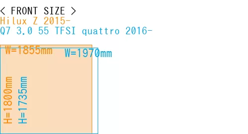 #Hilux Z 2015- + Q7 3.0 55 TFSI quattro 2016-